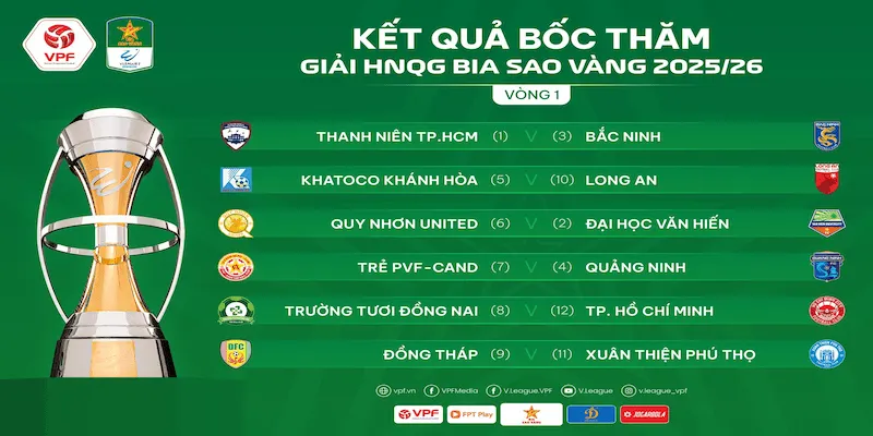 Tầm quan trọng của thứ hạng của V.League 2